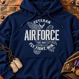 Air Force Eagle Veteran T Shirt, Hoodie, Polo Hoodie Navy
