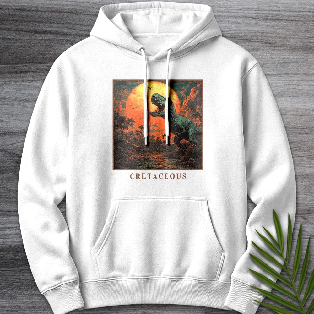 Cretaceous T Rex Graphic Premium Hoodie Gift For Dinosaur Lover