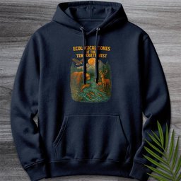 Ecological Zones Of The West Premium Hoodie Gift For Nature Lover