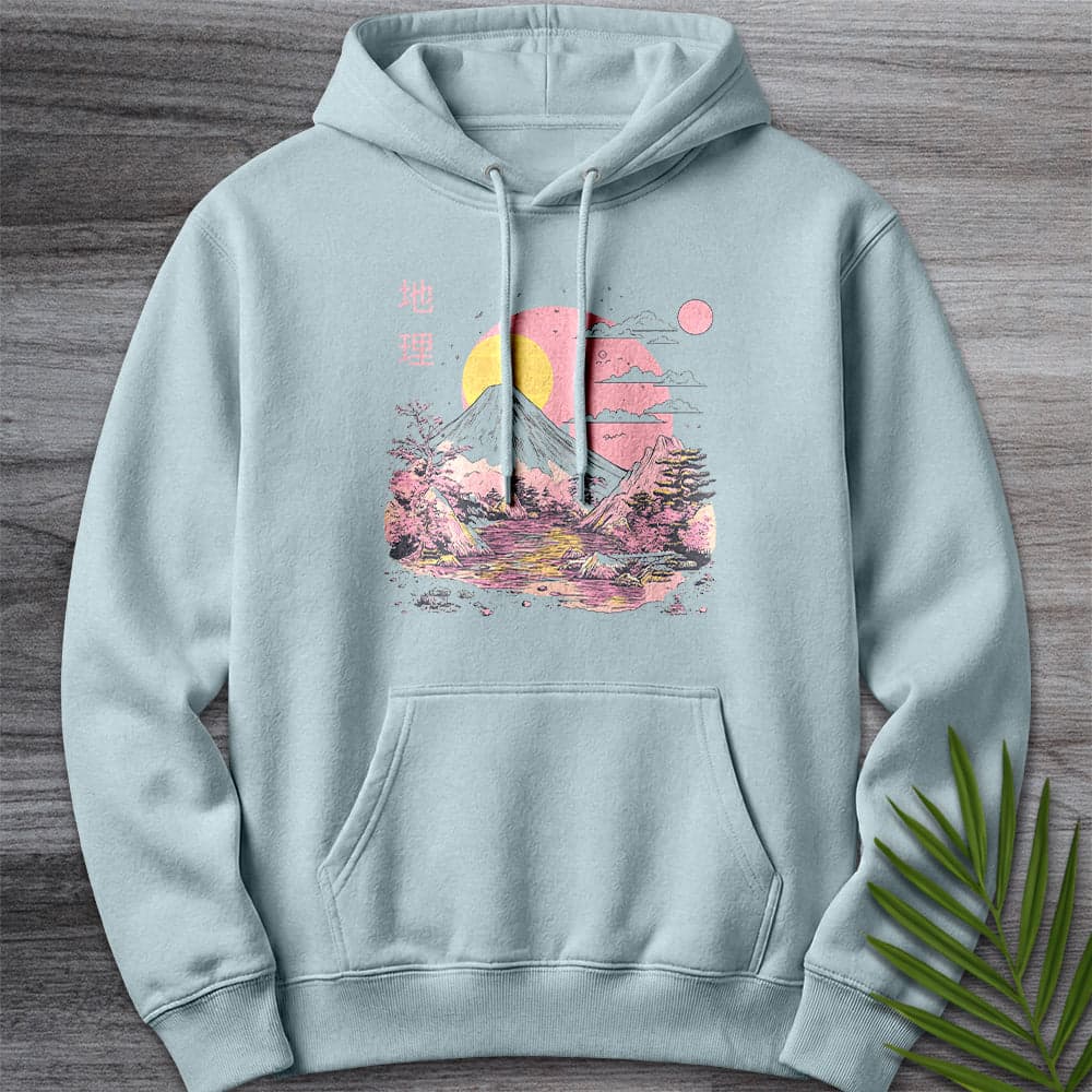 1980s Geography Aesthetic Graphic Premium Hoodie Gift For Nature Lover