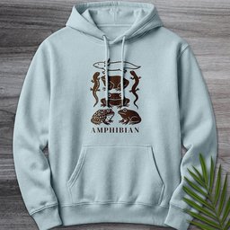 Amphibian Species Chart Premium Hoodie Gift For Nature Lover