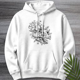 The Small Floral Protoceratops Premium Hoodie Gift For Nature Lover