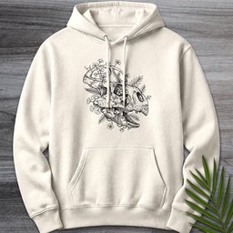 The Small Floral Protoceratops Premium Hoodie Gift For Nature Lover