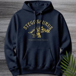 Stegosaurus Whomst Thagomizes Premium Hoodie