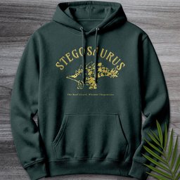 Stegosaurus Whomst Thagomizes Premium Hoodie