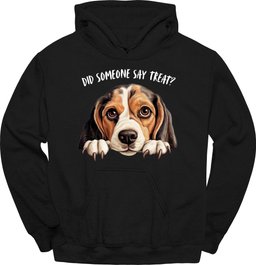 Beagle Did Someone Say Treat Hoodie Gift For Dog Lover
