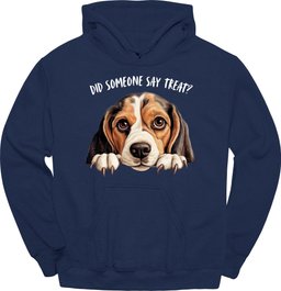 Beagle Did Someone Say Treat Hoodie Gift For Dog Lover