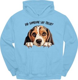 Beagle Did Someone Say Treat Hoodie Gift For Dog Lover
