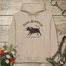 Texas Stampede Hoodie Gift For Horse Lover