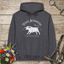 Texas Stampede Hoodie Gift For Horse Lover