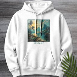 Mesozoic Environment Graphic Premium Hoodie Gift For Nature Lover
