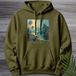 Mesozoic Environment Graphic Premium Hoodie Gift For Nature Lover