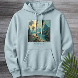 Mesozoic Environment Graphic Premium Hoodie Gift For Nature Lover