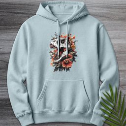 Floral Fossil Fury Premium Hoodie Gift For Nature Lover