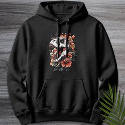 Floral Fossil Fury Premium Hoodie Gift For Nature Lover