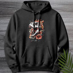 Floral Fossil Fury Premium Hoodie Gift For Nature Lover