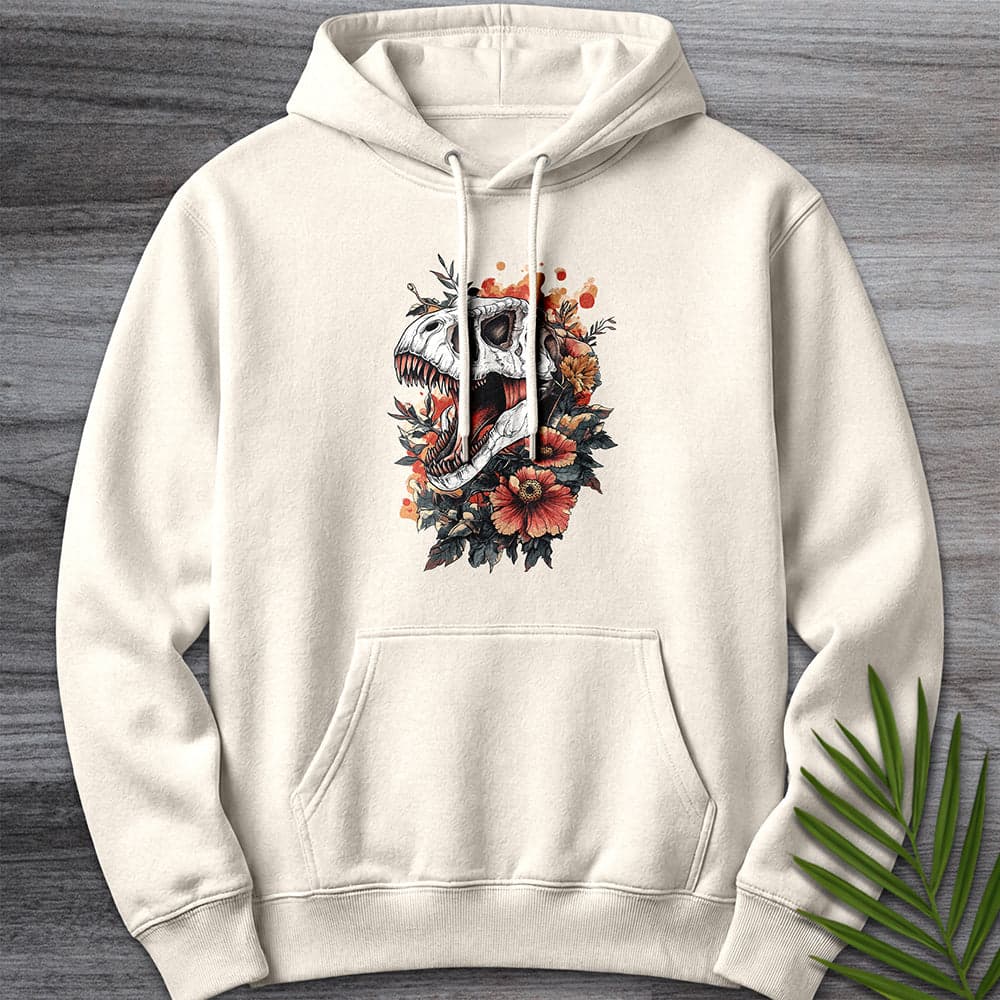 Floral Fossil Fury Premium Hoodie Gift For Nature Lover