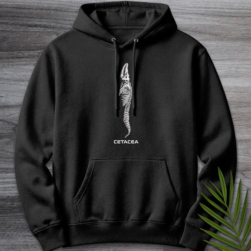 Cetacea Whale Skeleton Premium Hoodie Gift For Nature Lover