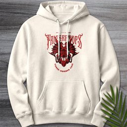 Gothic Three Horned Face Premium Hoodie Gift For Nature Lover