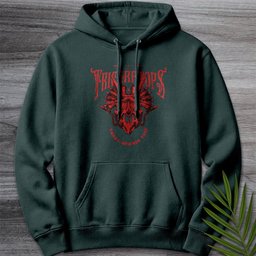 Gothic Three Horned Face Premium Hoodie Gift For Nature Lover