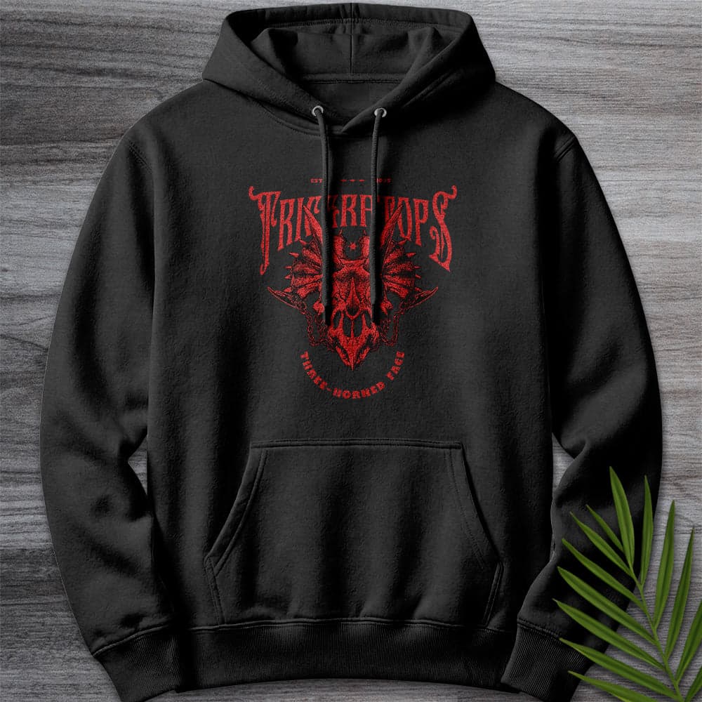 Gothic Three Horned Face Premium Hoodie Gift For Nature Lover