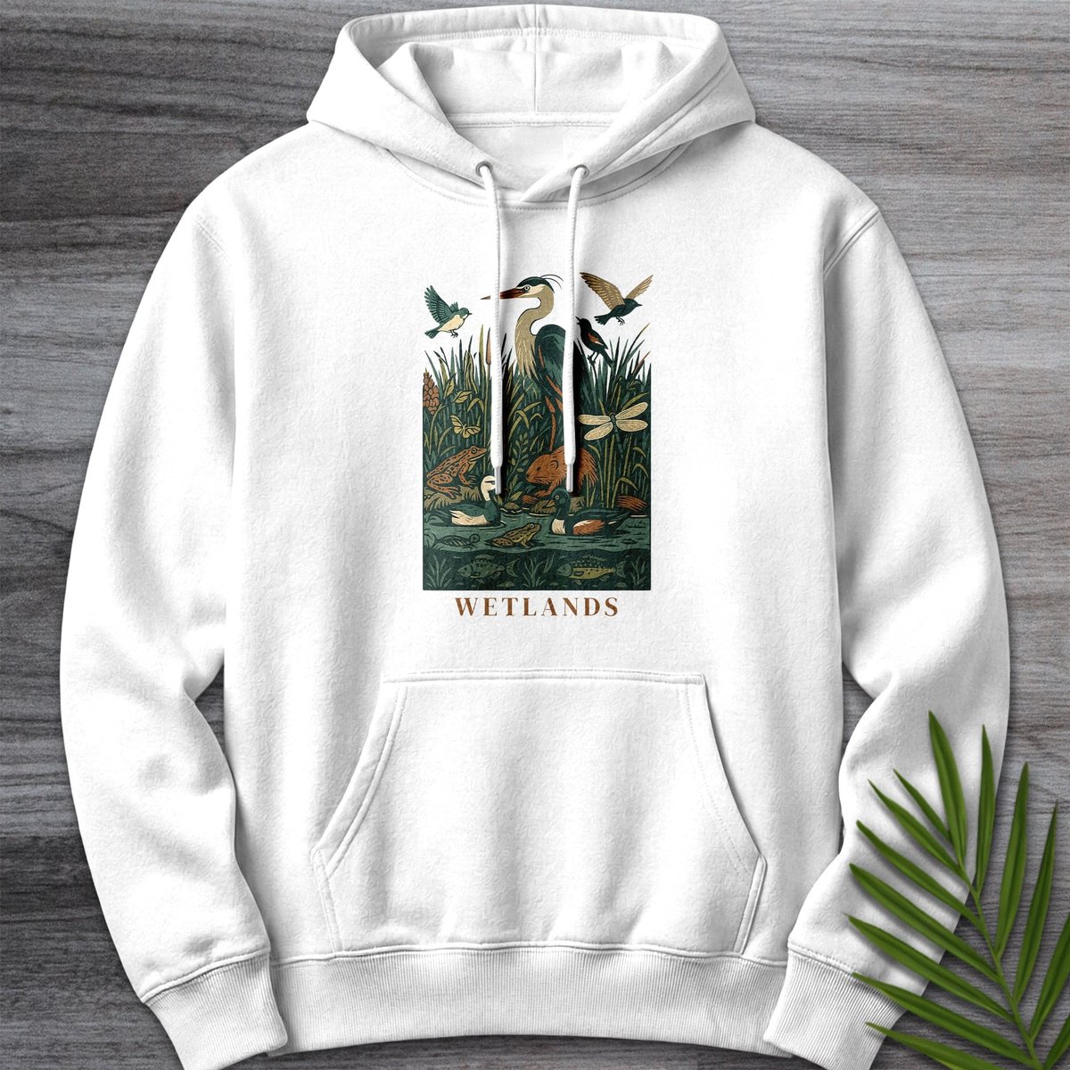 Freshwater Wetland Environment Premium Hoodie Gift For Nature Lover