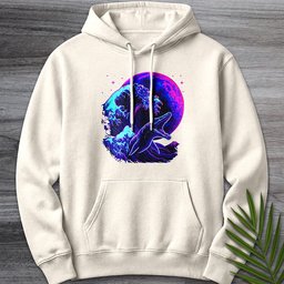 Mosasaur Cybermoon Wave Premium Hoodie Gift For Nature Lover