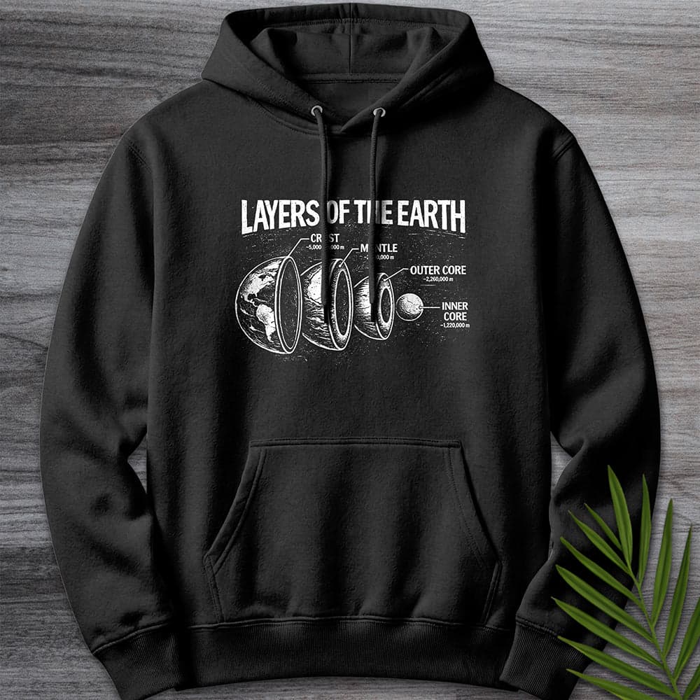 Layers Of The Earth Premium Hoodie Gift For Nature Lover