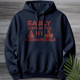 Distracted By Rocks And Fossils Premium Hoodie Gift For Nature Lover