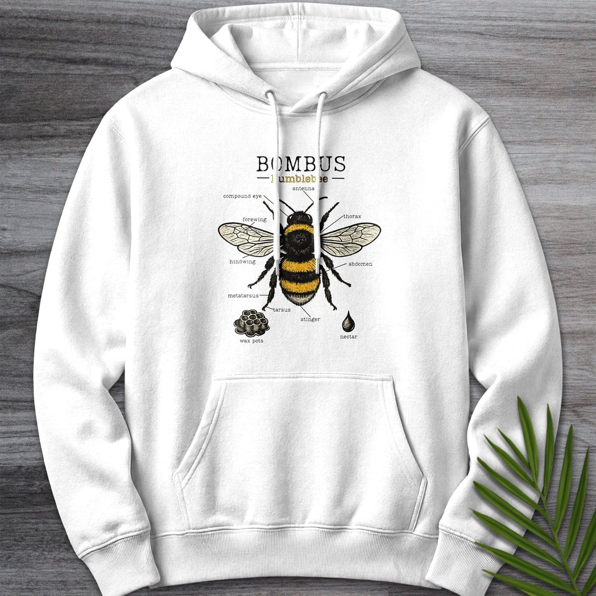 Bombus Bumblebee Anatomy Premium Hoodie Gift For Nature Lover