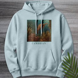 Anomalocaris Cambrian Oceanscape Premium Hoodie Gift For Nature Lover