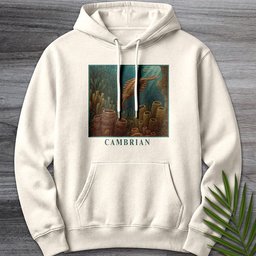 Anomalocaris Cambrian Oceanscape Premium Hoodie Gift For Nature Lover