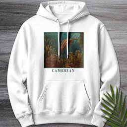 Anomalocaris Cambrian Oceanscape Premium Hoodie Gift For Nature Lover