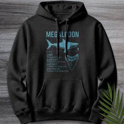 Megalodon Leviathan Of The Shallows Premium Hoodie Gift For Nature Lover