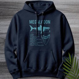 Megalodon Leviathan Of The Shallows Premium Hoodie Gift For Nature Lover