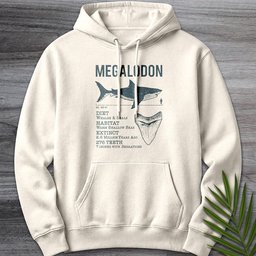 Megalodon Leviathan Of The Shallows Premium Hoodie Gift For Nature Lover