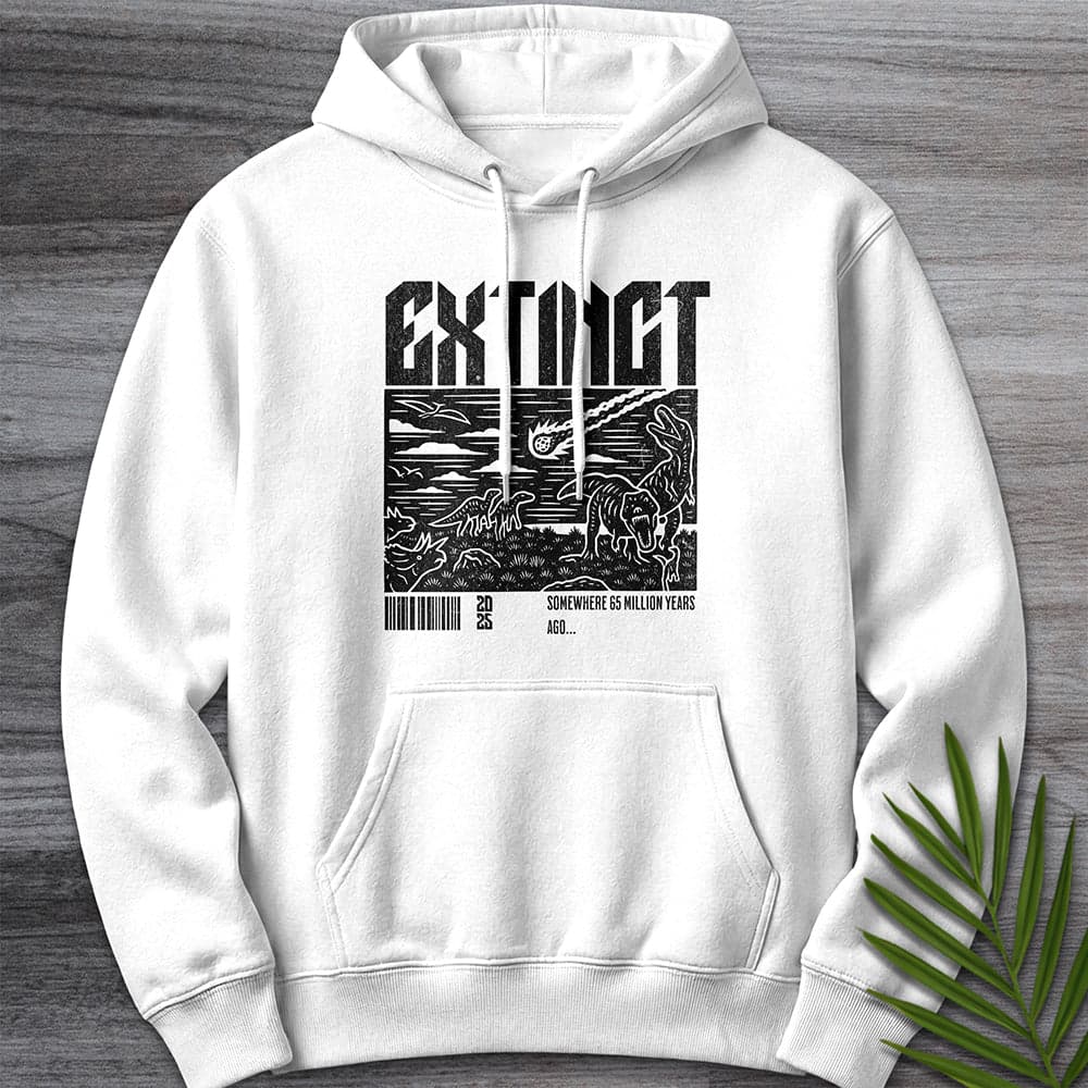 Distressed Extinction 65 Mya Premium Hoodie Gift For Nature Lover