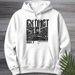 Distressed Extinction 65 Mya Premium Hoodie Gift For Nature Lover
