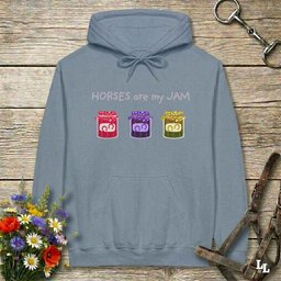 Horses Are My Jam Hoodie Gift For Horse Lover