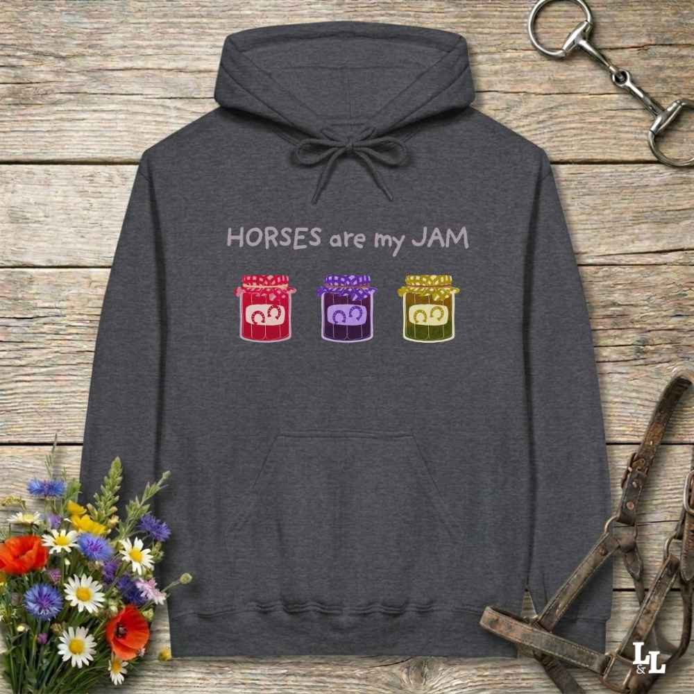 Horses Are My Jam Hoodie Gift For Horse Lover
