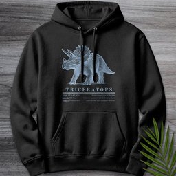 Triceratops Herbivorous Titan Premium Hoodie Gift For Dinosaur Lover