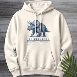 Triceratops Herbivorous Titan Premium Hoodie Gift For Dinosaur Lover