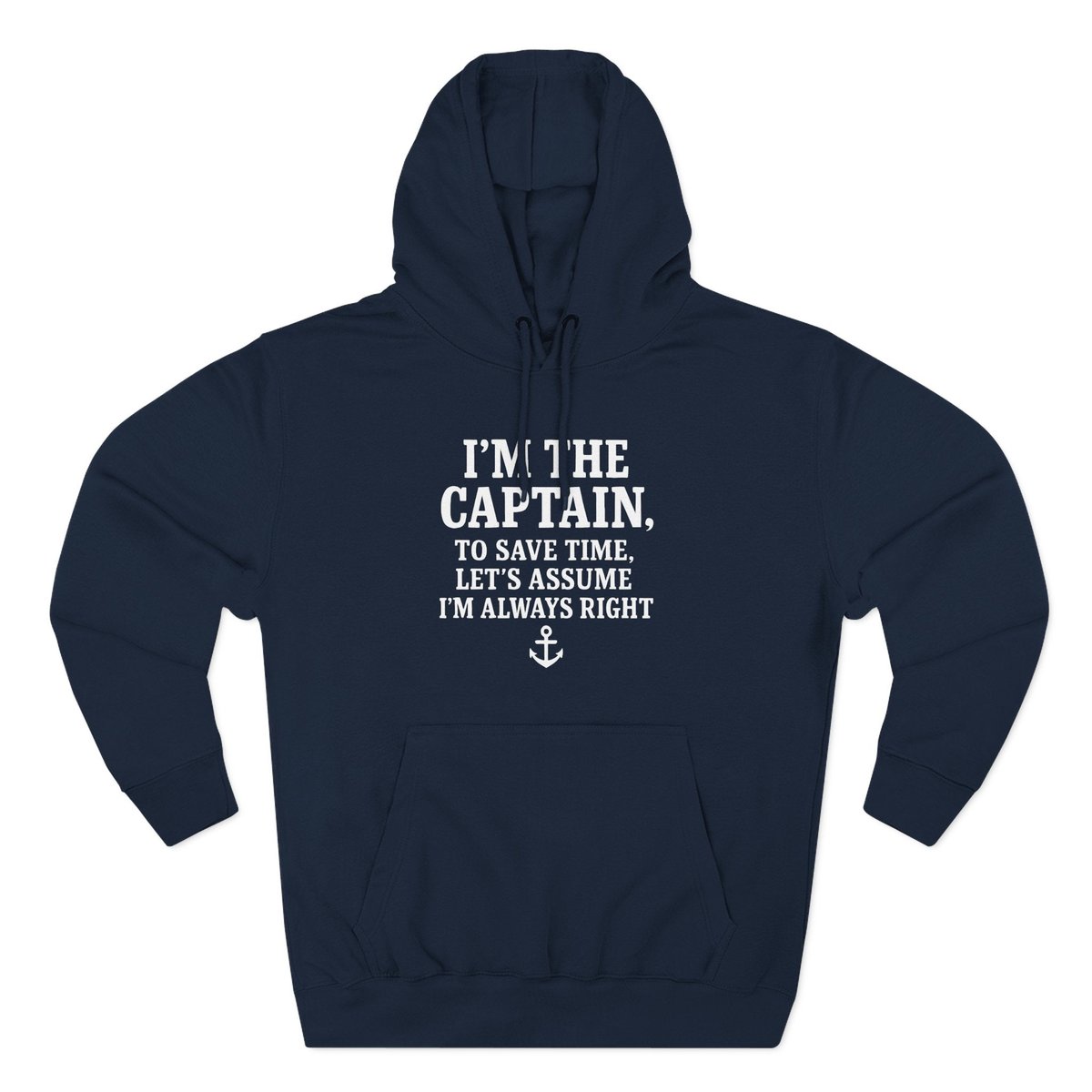 Captains Always Right Hoodie Gift For Boat Owner