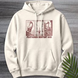Quetzalcoatlus Feathered God Premium Hoodie Gift For Nature Lover
