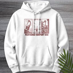Quetzalcoatlus Feathered God Premium Hoodie Gift For Nature Lover