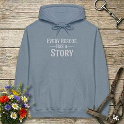 Every Rescue Has A Story Hoodie Gift For Horse Lover