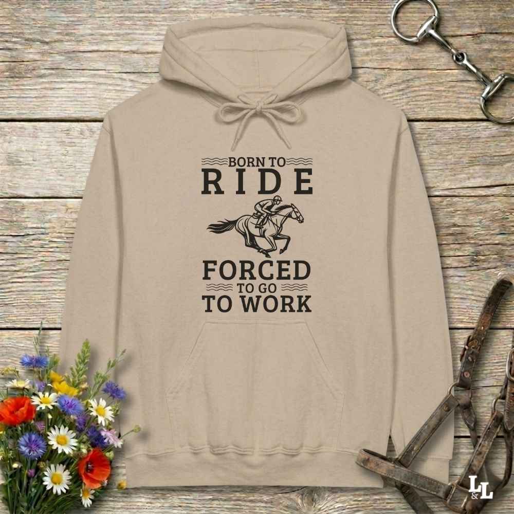 Born To Ride Hoodie Gift For Horse Lover