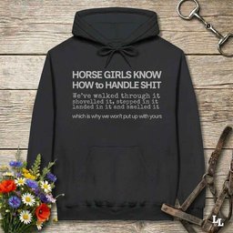 Horse Girls Know Hoodie Gift For Horse Lover