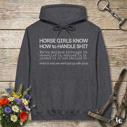 Horse Girls Know Hoodie Gift For Horse Lover