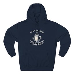 Sailor Coffee And Cursing Hoodie Gift For Boat Owner